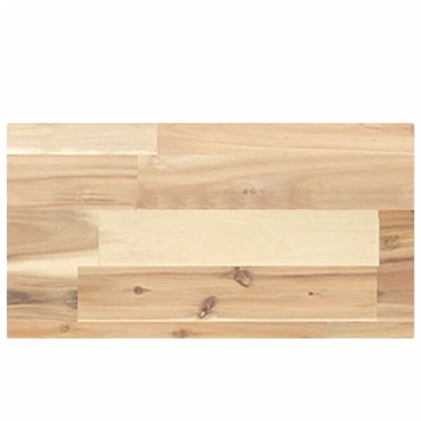 vidaXL Dessus de table 40x20x4 cm rectangulaire bois massif d'acacia
