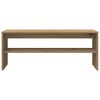 vidaXL Meuble TV chêne artisanal 100x40x40 cm bois d'ingénierie