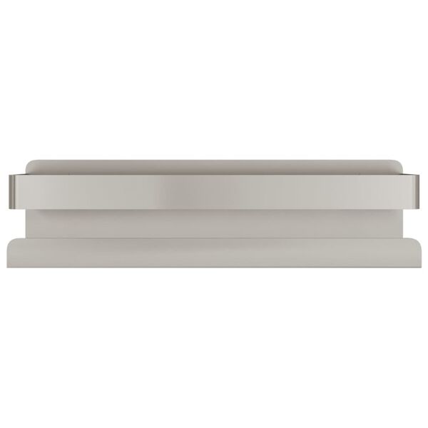 vidaXL &Eacute;tag&egrave;re de douche 23x6,5x6 cm acier inoxydable 304 bross&eacute;