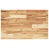 vidaXL &Eacute;tag&egrave;re de vasque murale acier et bois massif d'acacia