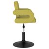 vidaXL Chaises pivotantes &agrave; manger lot de 4 vert tissu