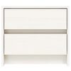 vidaXL Tables de chevet 2 pcs blanc 40x31x35,5 cm bois de pin massif