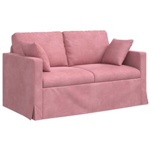 vidaXL Canap&eacute; Rose 138 x 78 x 80 cm Velours