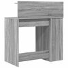 vidaXL Bureau Gris Sonoma 90 x 48 x 101,5 cm Bois d'ingénierie