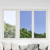 vidaXL Films solaires 3 pcs effet r&eacute;fl&eacute;chissant statique argent&eacute; PVC