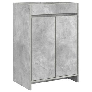 vidaXL Meuble sous lavabo de salle de bain Gris b&eacute;ton