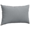 vidaXL Coussins de canap&eacute; 2 pcs Gris clair 50 x 30 cm tissu