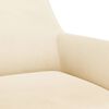 vidaXL Chaises pivotantes &agrave; manger lot de 6 Cr&egrave;me Velours
