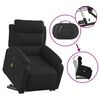 vidaXL Fauteuil inclinable de massage &eacute;lectrique Noir Tissu