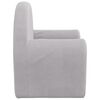 vidaXL Canap&eacute; pour enfants gris clair peluche douce
