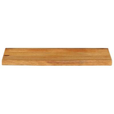 vidaXL Dessus de table à bord vivant 80x40x3,8 cm bois massif manguier