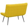 vidaXL Banc jaune 110x74x84 cm velours