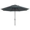 Madison Parasol de jardin Timor Luxe 400 cm gris PAC8P014