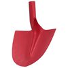 vidaXL T&ecirc;te de pelle Rouge 39,5 x 27,5 cm Acier enduit de poudre