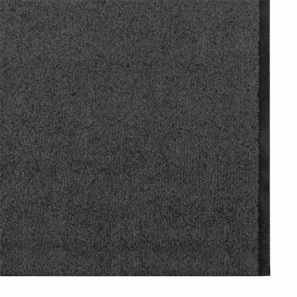 vidaXL Tapis d'entr&eacute;e Autre Anthracite et noir 120 x 350 cm