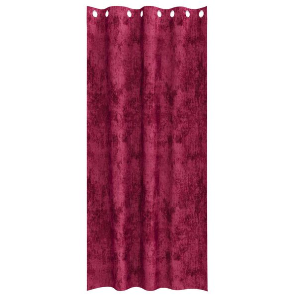 vidaXL Rideaux en velours 2 pcs Rouge bordeaux 225 x 140 cm Velours