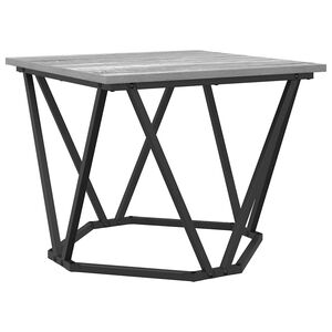 vidaXL Table basse 3 pc Gris Sonoma 50 x 50 x 40 cm