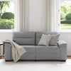 vidaXL Canap&eacute; &agrave; 2 places gris clair 180x81x84 cm tissu
