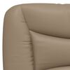 vidaXL Cadre de lit sans matelas Hvar cappuccino 120x200 cm similicuir