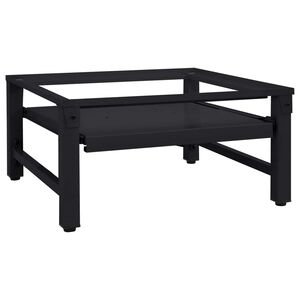 vidaXL Socle pour Machine &agrave; Laver Noir 62 x 60,5 x 32,5 cm Acier