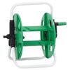 vidaXL Enrouleur de tuyau vert sur pied pour tuyau de 45 m 1/2" acier