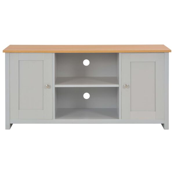 vidaXL Meuble TV Gris 120x39x58 cm