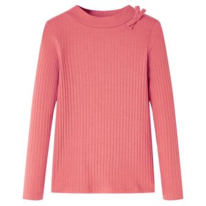T-shirt enfants &agrave; manches longues rose vieux 104