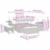 vidaXL Ensemble de canap&eacute; de jardin 9 pcs Beige et Gris clair