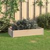 vidaXL Jardini&egrave;re sur&eacute;lev&eacute;e 50x100 cm Bois de pin solide