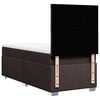 vidaXL Sommier &agrave; lattes de lit avec matelas Marron fonc&eacute; 100x200 cm