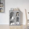 vidaXL Buffet Gris b&eacute;ton 59 x 35 x 80,5 cm Bois d'ing&eacute;nierie