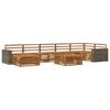 vidaXL Ensemble de canap&eacute;s d'ext&eacute;rieur 8 pc Naturel