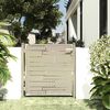 vidaXL Portail de jardin 100 x 100 cm en acier inoxydable