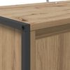 vidaXL Cabinet &agrave; chaussures avec porte Ch&ecirc;ne artisan 79 x 36 x 100 cm