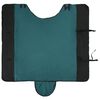 vidaXL Couverture &Eacute;quine Vert fonc&eacute; et noir 105 cm Polyester