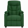 vidaXL Fauteuil inclinable Vert fonc&eacute; Tissu