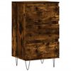 vidaXL Buffet ch&ecirc;ne fum&eacute; 40x35x70 cm bois d'ing&eacute;nierie