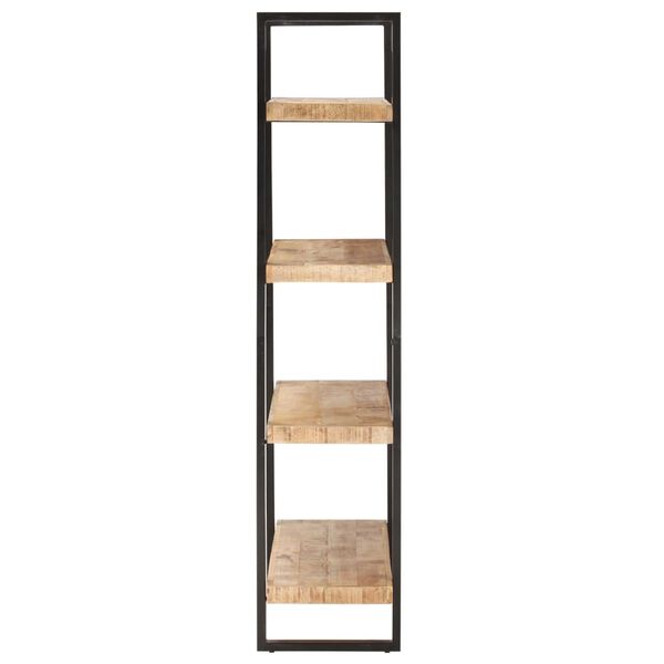 vidaXL Biblioth&egrave;que &agrave; 4 niveaux 120x40x180 cm Bois de manguier brut