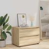 vidaXL Armoire de rangement Ch&ecirc;ne Sonoma 80 x 48 x 57 cm