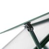 vidaXL Serre avec cadre de base vert 334x169x195 cm aluminium