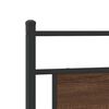 vidaXL Cadre de lit sans matelas ch&ecirc;ne marron 100x200 cm