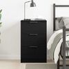 vidaXL Cabinet de chevet Ch&ecirc;ne noir 40 x 65 x 65 cm Bois d'ing&eacute;nierie