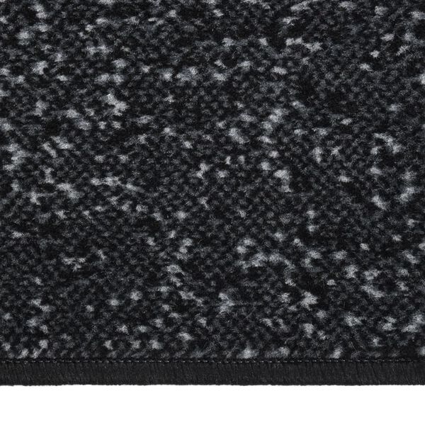 vidaXL Tapis BCF Anthracite 100x500 cm
