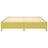 vidaXL Cadre de lit sans matelas vert 160x200 cm tissu