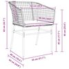 vidaXL Ensemble de salle &agrave; manger pour jardin 7 pcs Marron polyrotin