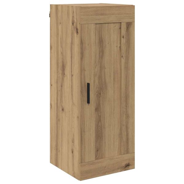 vidaXL Meuble mural Ch&ecirc;ne artisanal 34,5 x 34 x 90 cm
