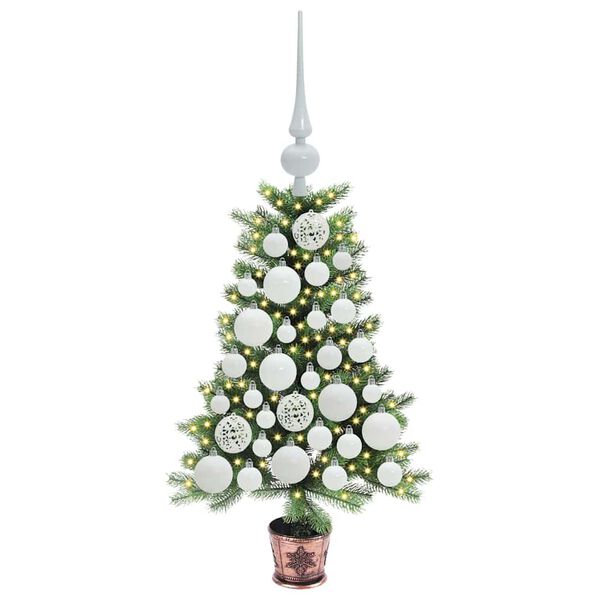 vidaXL Sapin de No&euml;l avec 150 LED avec support Vert 65 cm PE