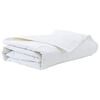 vidaXL Duvet d'&eacute;t&eacute; simple Blanc 135 x 200 cm Plume