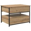 vidaXL Table basse Ch&ecirc;ne artisanal 70 x 50 x 54.5 cm Bois d'ing&eacute;nierie