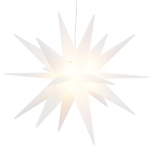 vidaXL Lumi&egrave;re de No&euml;l avec LED pliable blanc 57 cm